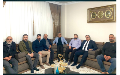 AK Parti Akdeniz İlçe Başkanı Masum Sevimli’den Diyanetiz-Sen Mersin İl Başkanı Serdar Çiftçi’ye Ziyaret