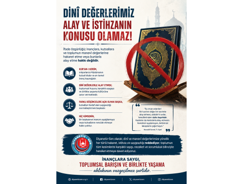 Deniz Göktaş'ın sahne performansında Kur'an-ı Kerim'e yönelik saygı sınırlarını aşan ifadeler kullanması