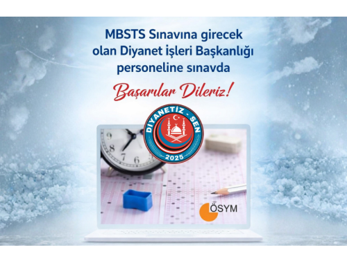MBSTS Yolunda Tüm Gayret Sizden, Dua Bizden…