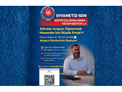 DİYANETİZ-SEN EĞİTİM ÇALIŞMALARINA DEVAM EDİYOR