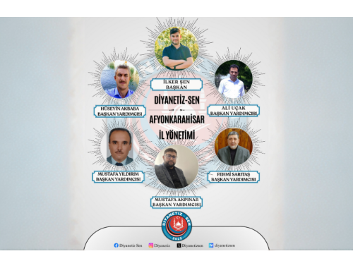 Afyonkarahisar’da Diyanetiz-Sen rüzgârı esmeye devam ediyor.