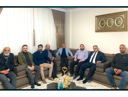 AK Parti Akdeniz İlçe Başkanı Masum Sevimli’den Diyanetiz-Sen Mersin İl Başkanı Serdar Çiftçi’ye Ziyaret