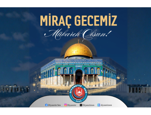 Miraç Gecemiz Mübarek Olsun