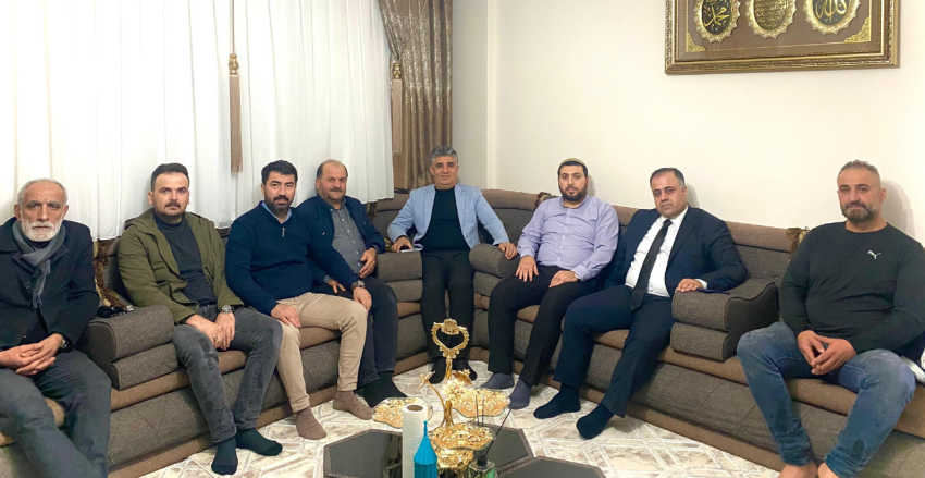 AK Parti Akdeniz İlçe Başkanı Masum Sevimli’den Diyanetiz-Sen Mersin İl Başkanı Serdar Çiftçi’ye Ziyaret