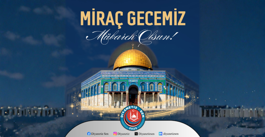 Miraç Gecemiz Mübarek Olsun