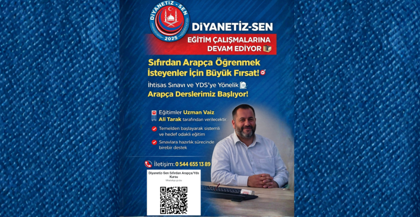DİYANETİZ-SEN EĞİTİM ÇALIŞMALARINA DEVAM EDİYOR