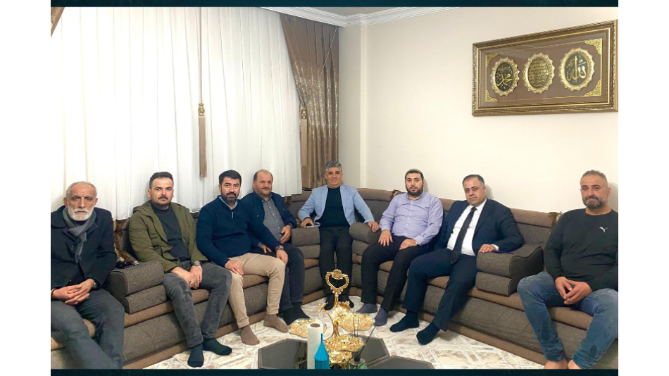 AK Parti Akdeniz İlçe Başkanı Masum Sevimli’den Diyanetiz-Sen Mersin İl Başkanı Serdar Çiftçi’ye Ziyaret