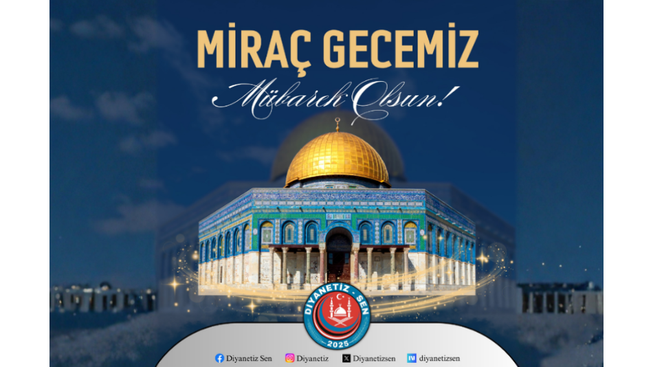 Miraç Gecemiz Mübarek Olsun